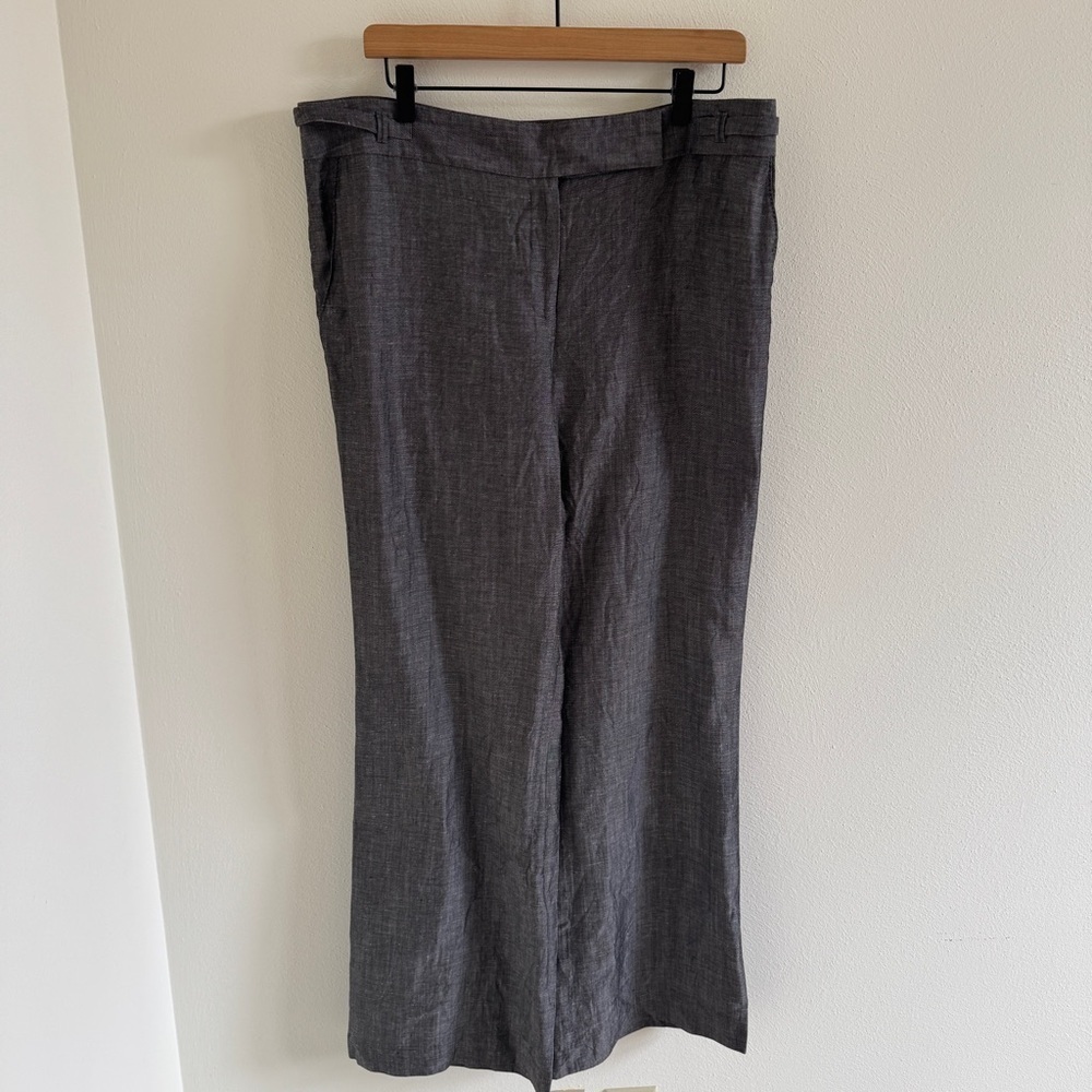 Ann Taylor Margo Wool & Linen Trouser Pants 14